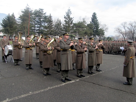 Vojni orkestar kao podrška vojnicima FOTO: D. Ristić/OK Radio