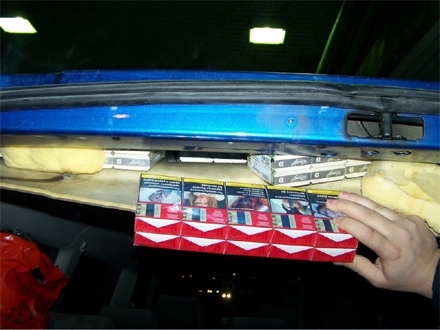 Cigarete bile sakrivene u šupljinama auta. Ilustracija, Foto: Uprava carine