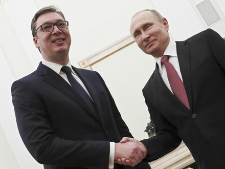 Vučić nije pozvan na Putinovu inauguraciju FOTO: EPA