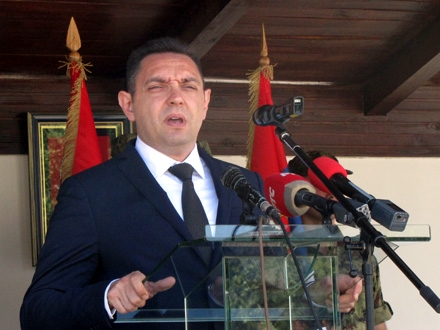 Ministar odbrane Aleksandar Vulin FOTO: D. Ristić/OK Radio