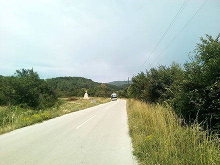 Ruski put kroz Korbevac. Foto: S.Tasić/OK Radio
