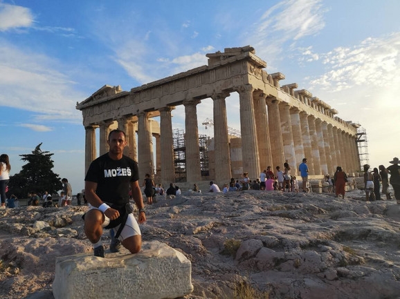 Marko na Akropolju. Foto: FB