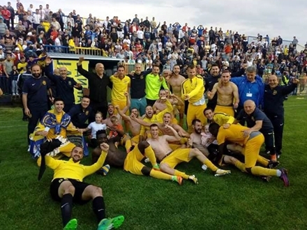 Konačno, slavlje FOTO: Facebook/Dinamo Vranje, arhivska fotografija