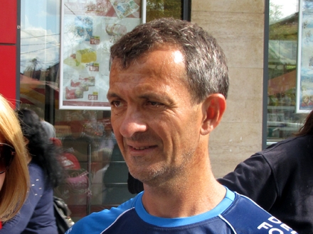 Goran Nikolić u Vranju na jednoj od 55 maraatonskih trka FOTO: D. Ristić/OK Radio