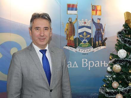 Gradonačelnik Milenković. Foto: vranje.org.rs