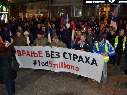 Protestna šetnja centrom grada FOTO: G. Mitić/OK Radio