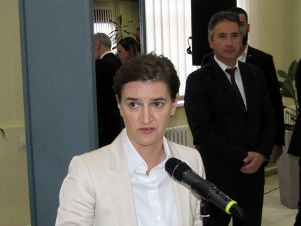 Ana Brnabić u Vranju. Foto: D. Ristić/OK Radio