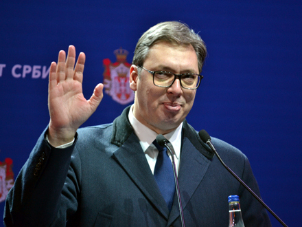 Aleksandar Vučić u Vranju. Foto: G.Mitić/OK Radio
