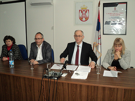 Sudije Osnovnog suda u Vranju. Foto: S.Tasić/OK Radio