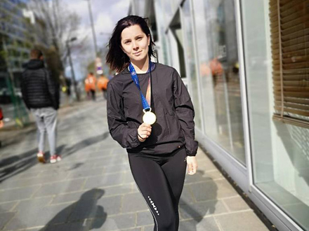 Katarina među 10.000 trkača FOTO: AK Vranjski Maratonci