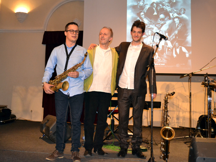 Jazz Trio: Đorđević, Andonov i Spasić FOTO: G.Mitić/OK Radio