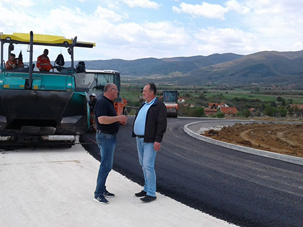 Novi asfalt u industrijskoj zoni. Foto: vranje.org.rs