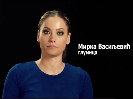 Mirka Vasiljević, jedno od zaštitnih lica kampanje FOTO: Printscreen