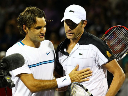 Federer i Rodik FOTO: Getty Images