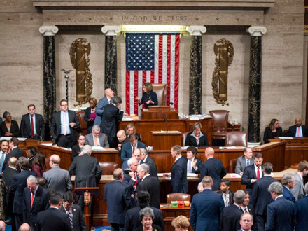 Predstavnički dom američkog Kongresa FOTO: EPA