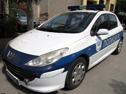 Policija ga zatekla u automobilu FOTO: D. Ristić/OK Radio