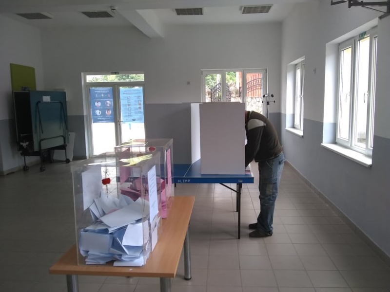 Jedno od biračkih mesta u Surdulici. Foto: S.Tasić/OK Radio