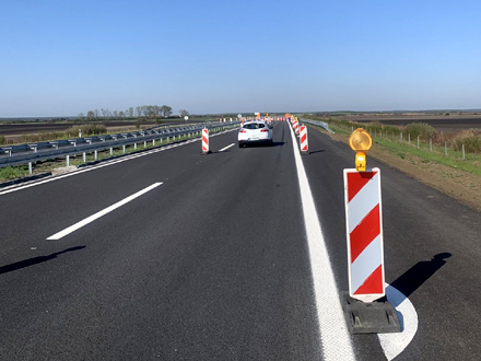 Saobraćaj će se odvijati dvosmerno desnom trakom FOTO: Putevi Srbije