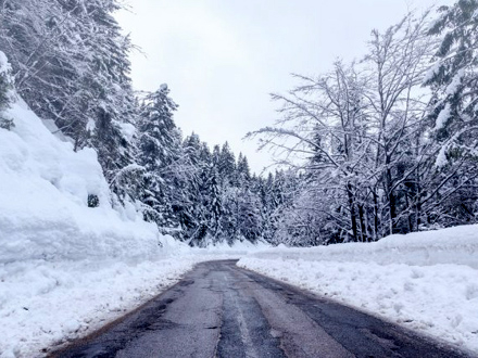 Put od Surdulice ka Vlasini je prohodan, ali sa nanosima snega FOTO: Depositphotos/ilustracija