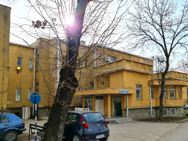 Uzorkovanje krvi u zgradi stare Hirurgije FOTO: ZC Vranje