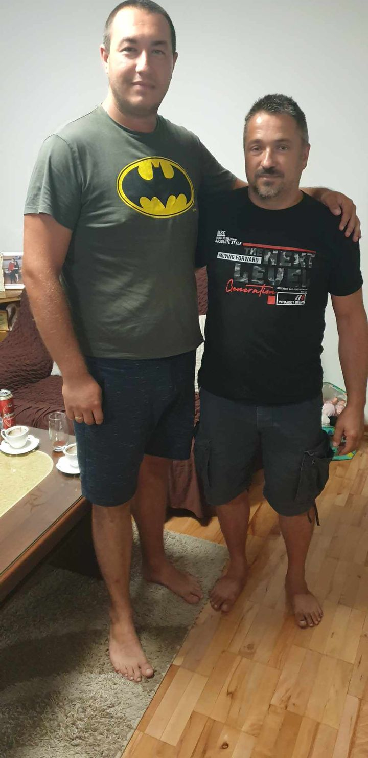 Foto: Lična arhiva, Aleksandar, levo