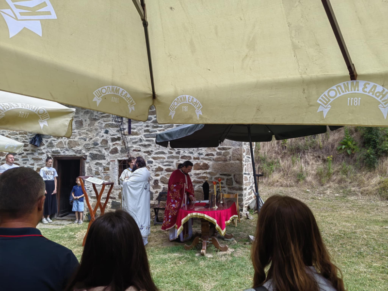 Foto: Slika sa poslednje liturgije u Kacapunu,S.Tasić
