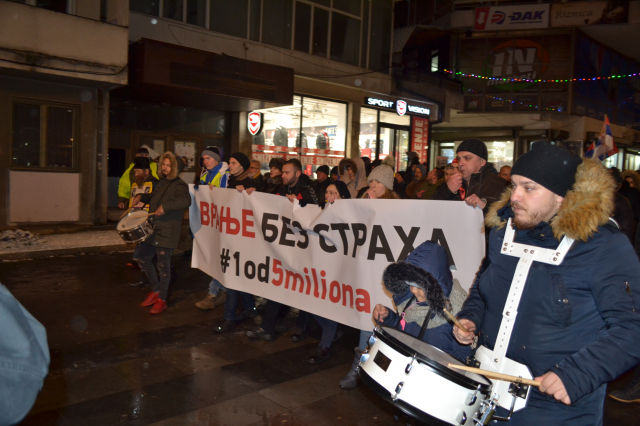 Protesti u Vranju: Vranje bez straha