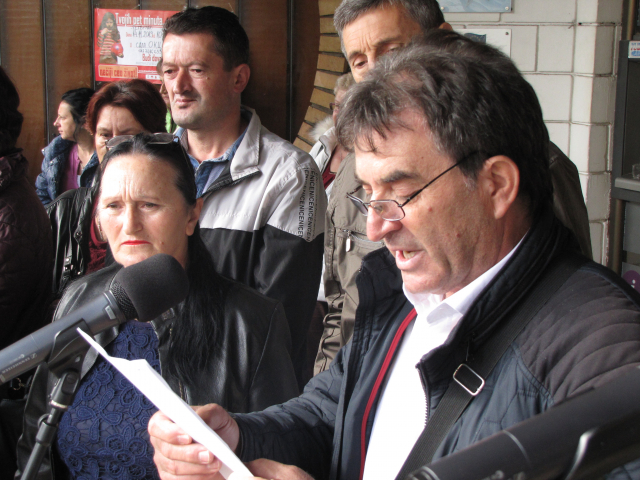 Protest radnika fabrike Koštana