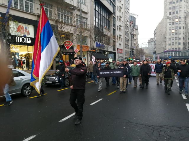 Veterani, protest, Beograd