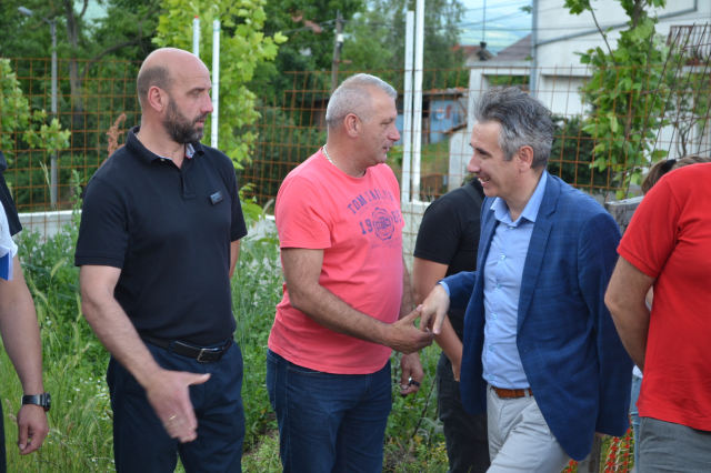 Ritejl park Vranje-polaganje kamena temeljca