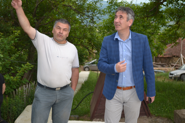 Ritejl park Vranje-polaganje kamena temeljca