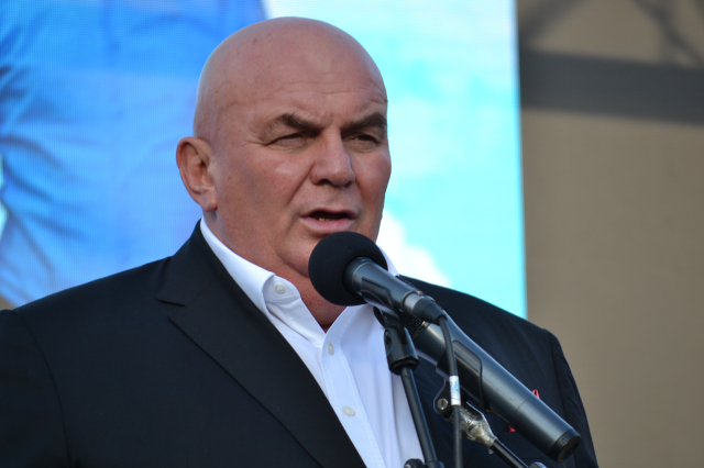 Ritejl park Vranje-polaganje kamena temeljca