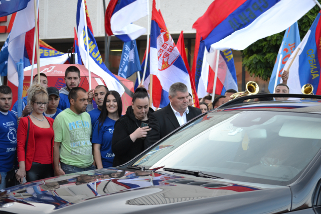 Jedinstvena Srbija-predizborni miting u Vranju