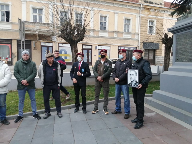 Zastava 63. padobranske brigade u Vranju