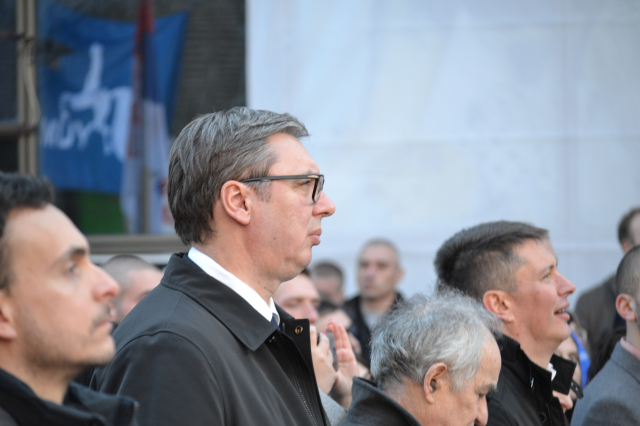 Vučić - miting u Vranju