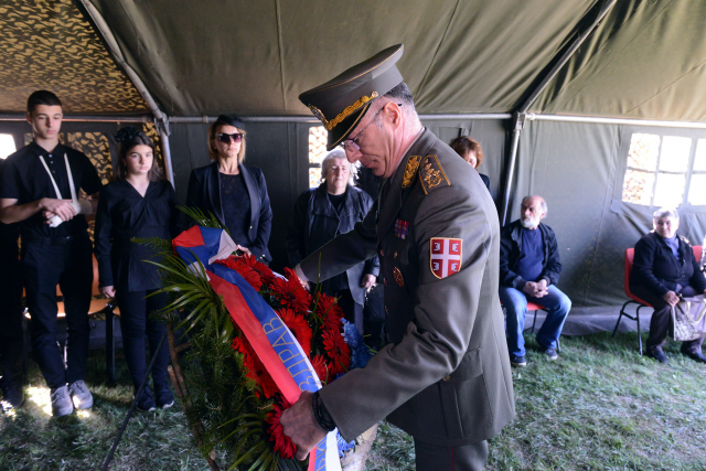 Potpukovnik Vojske Srbije Dejan Stanojević sahranjen u rodnom Zagužanju