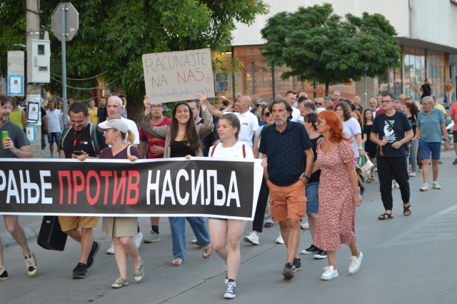 Peti protest protiv nasilja u Vranju