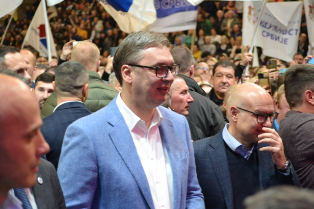 SNS miting u Vranju