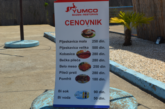 Bazen restoran YUMCO