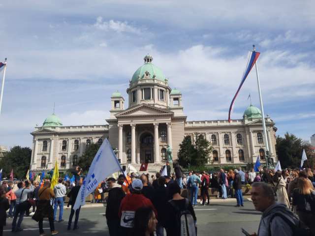 Štrajk prosvetara u Beogradu