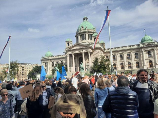 Štrajk prosvetara u Beogradu