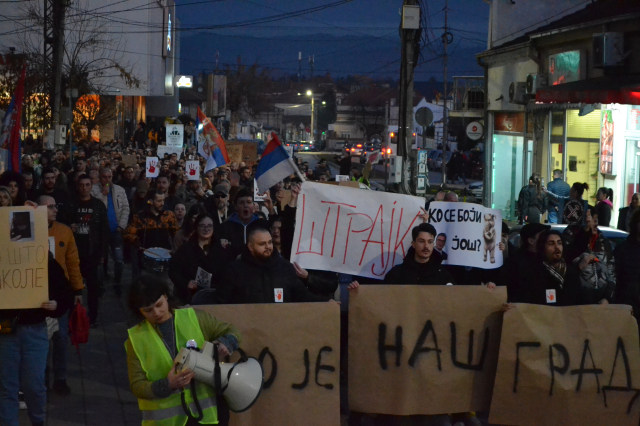 Protest u Vranju