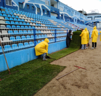 Novi travnati tepih na Gradskom stadionu u Surdulici