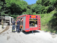 Prevrtanje autobusa kod Pržara