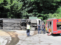 Prevrtanje autobusa kod Pržara