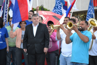 Jedinstvena Srbija-predizborni miting u Vranju