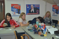 Jedinstvena Srbija u Vranju nakon završetka glasanja