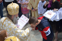 Patrijarh Porfirije na slavi Eparhije vranjske