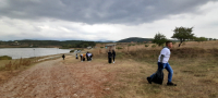 Akcija čišćenja obale Aleksandrovačkog jezera