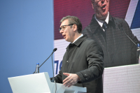 Vučić - miting u Vranju